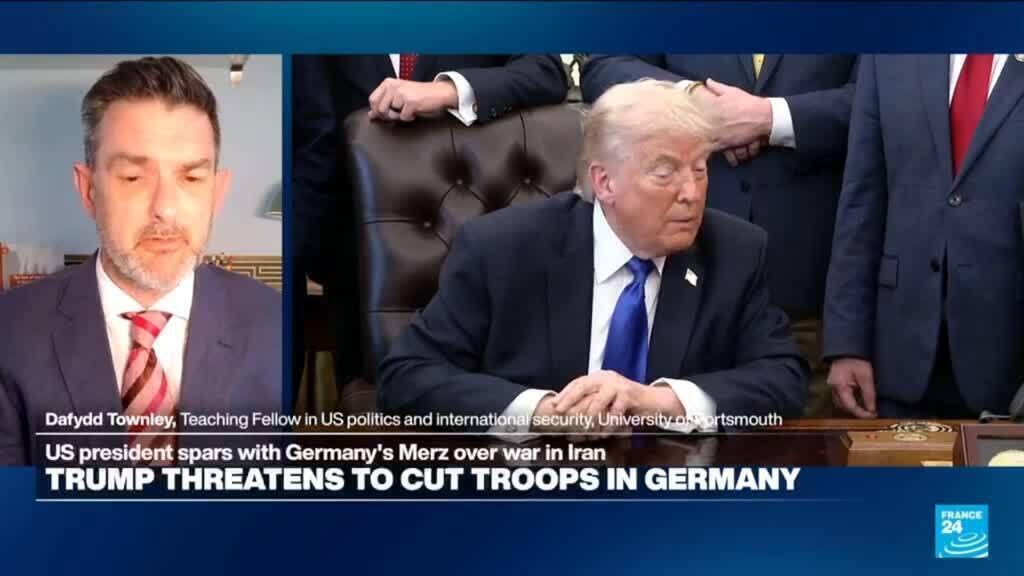 Video thumbnail for US troop withdrawal from Germany would be 'foolish', expert says