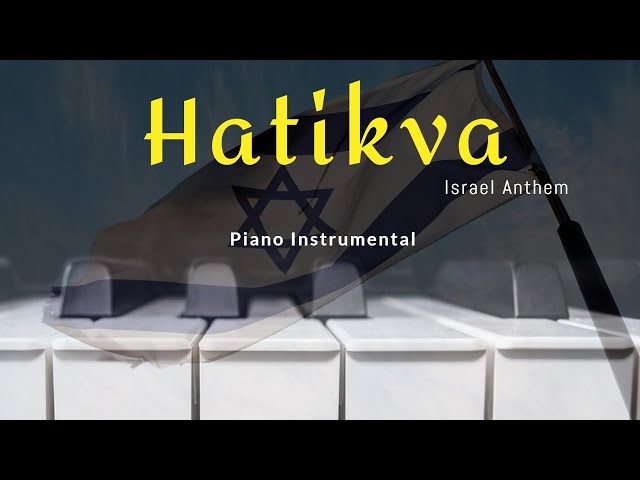 Video thumbnail for HATIKVA - stunning ANTHEM of Israel on PIANO!
