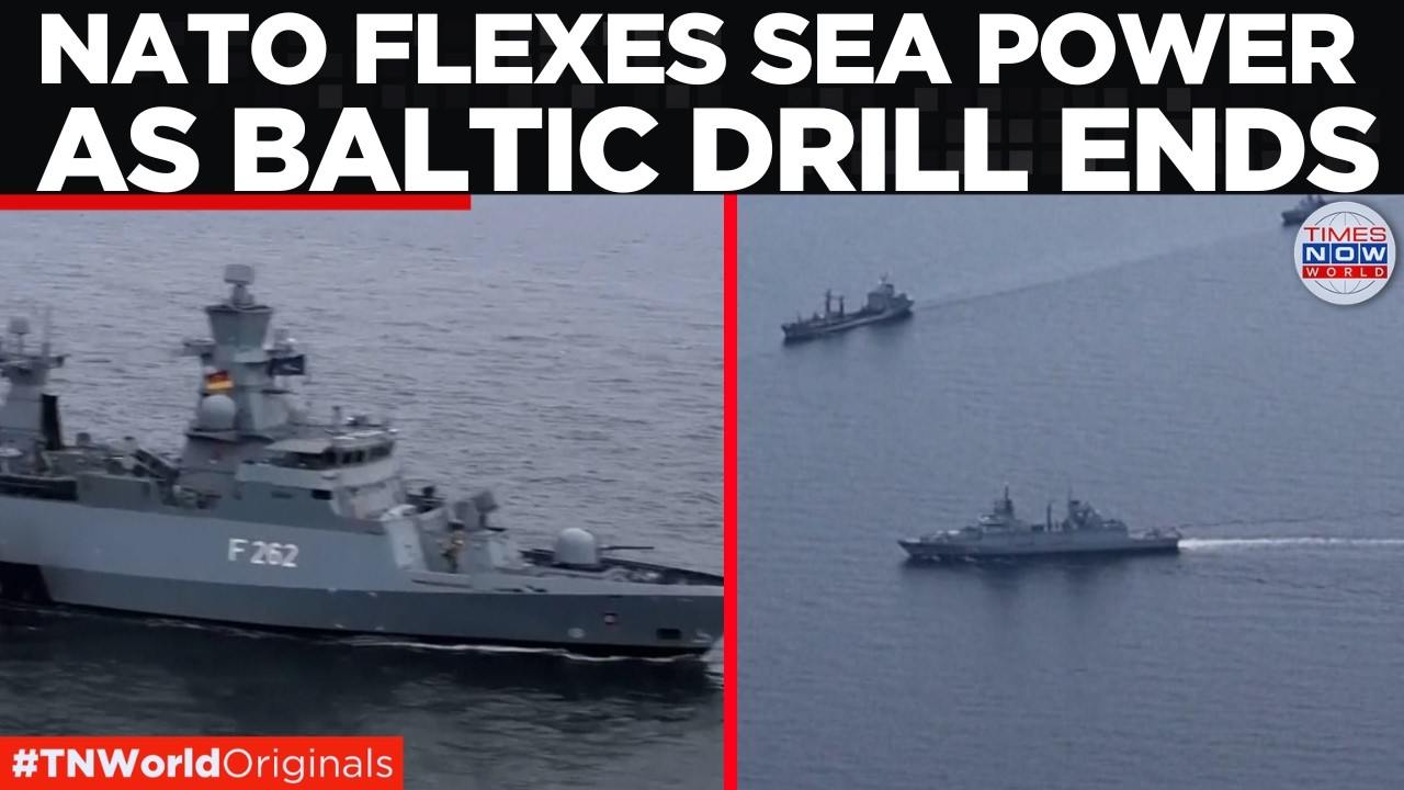 Video thumbnail for NATO POWER ON DISPLAY: Massive Baltic Sea Drill Ends With Naval Show Of Force | Times Now World