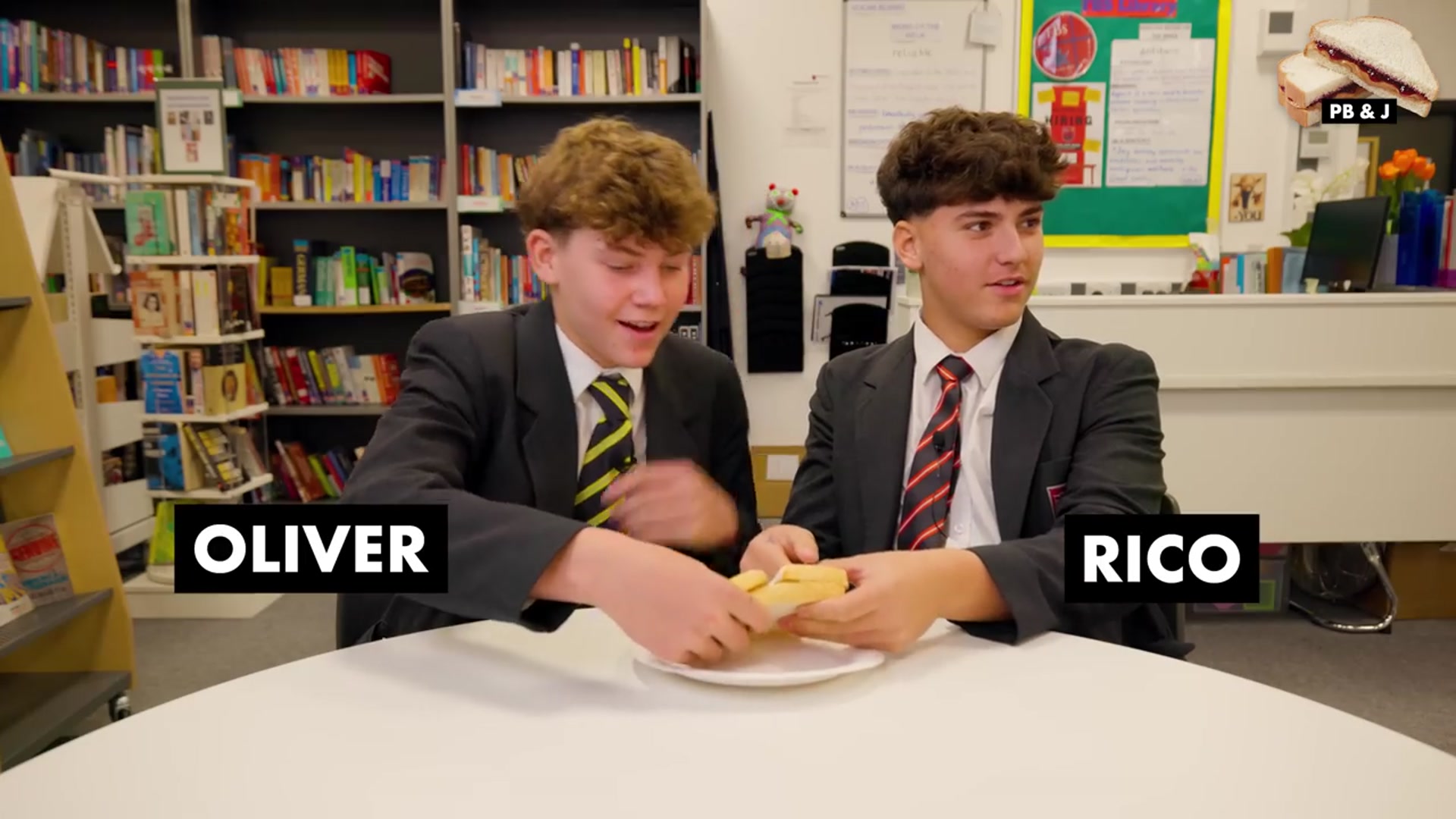 Video thumbnail for British Highschoolers mind blown by American Sandwiches (720P HD)