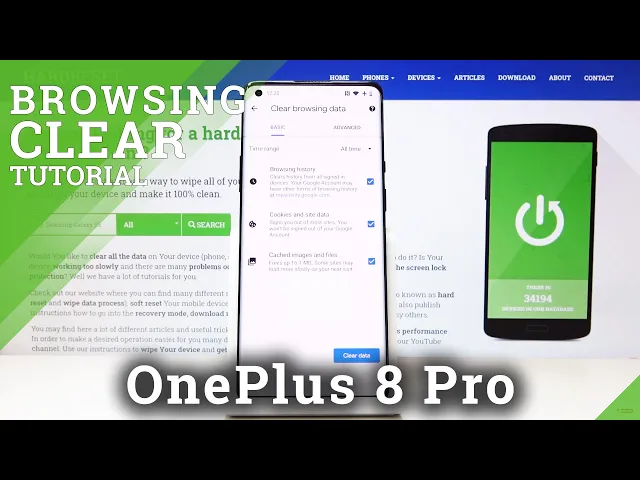 Video thumbnail for How to Clear Browsing Data in OnePlus 8 Pro – Reset Browser History
