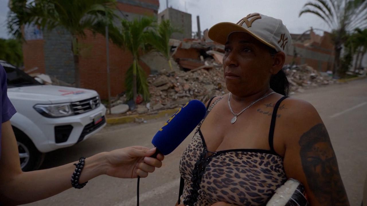 Video thumbnail for Venezuela: Earthquake survivors express gratitude for timely aid.