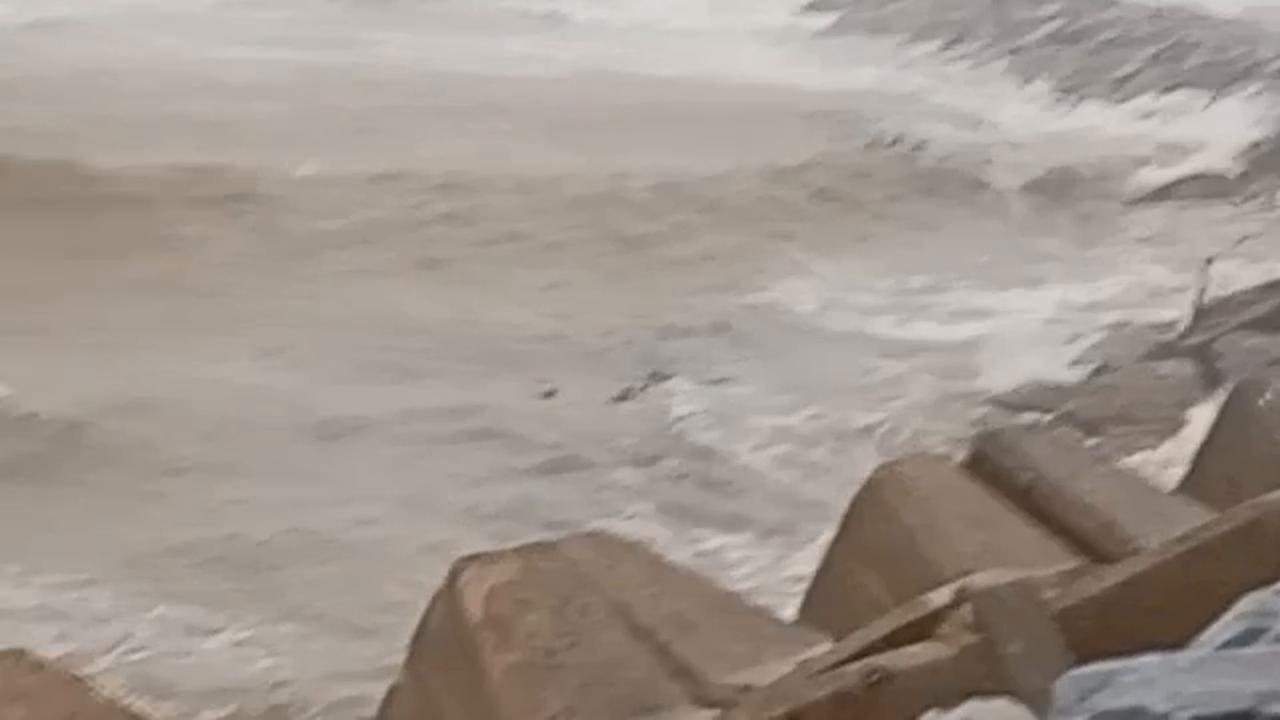 Video thumbnail for Japan: Typhoon Dolphin Brings Rough Surf to Okinawa.