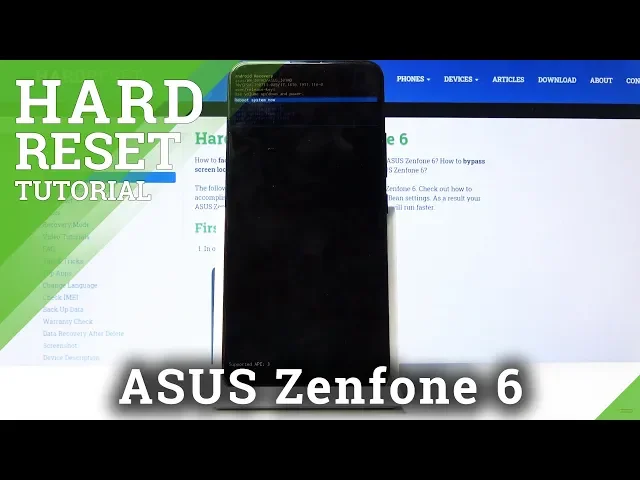Video thumbnail for How to Hard Reset Asus Zenfone 6 – Use Android Recovery Mode