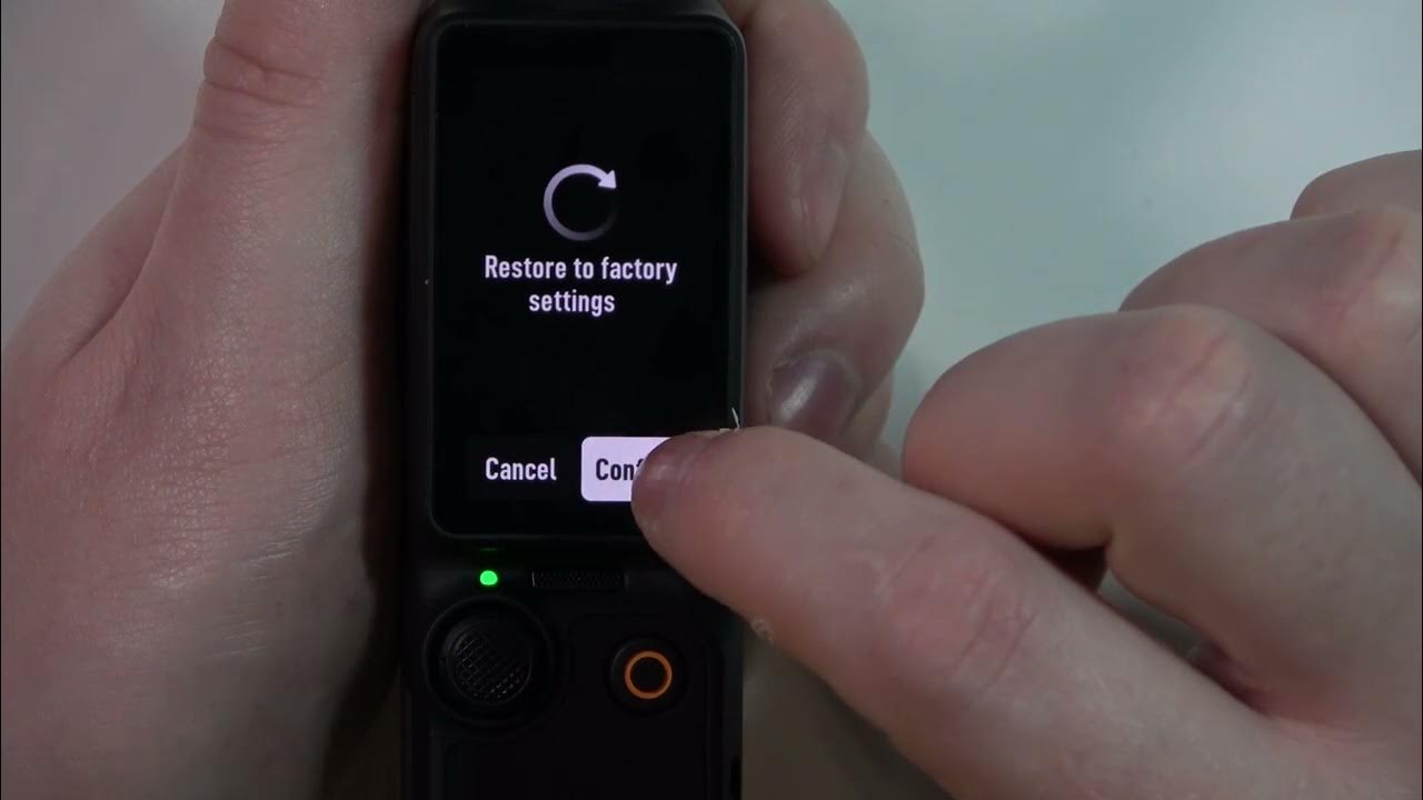 Video thumbnail for How To Factory Reset DJI Osmo Pocket 3