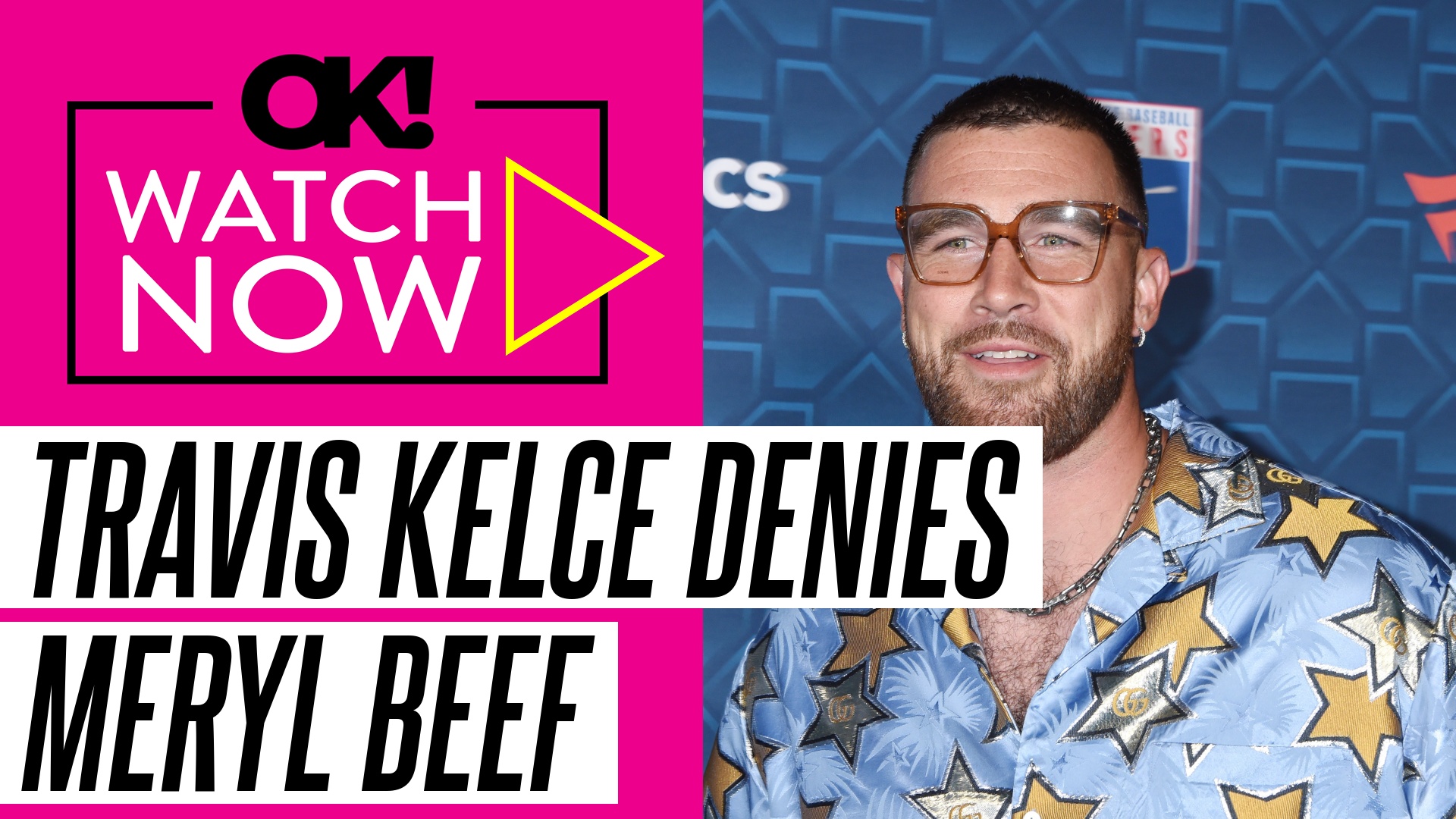 Video thumbnail for Travis Kelce Responds to Rumors He Has 'Beef' With 'Powerful' Meryl Streep