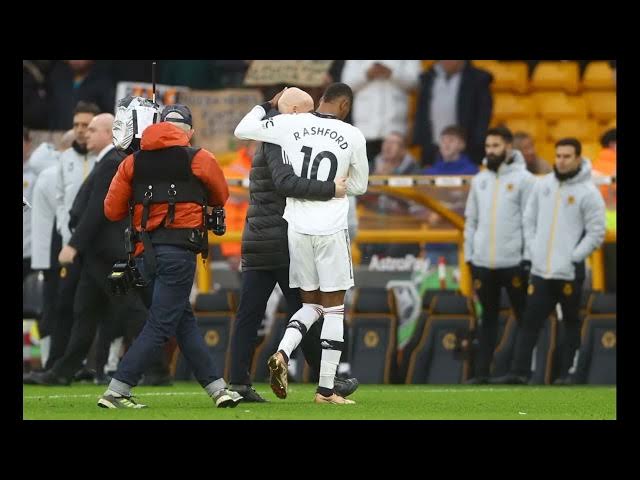 Video thumbnail for Marcus Rashford came off bench to send Man United to Top 4 |Wolves vs Manchester United (0-1)