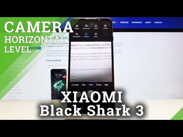 Video thumbnail for How to Turn On / Off Camera Leveler in XIAOMI Black Shark 3 – Optical Stabilization