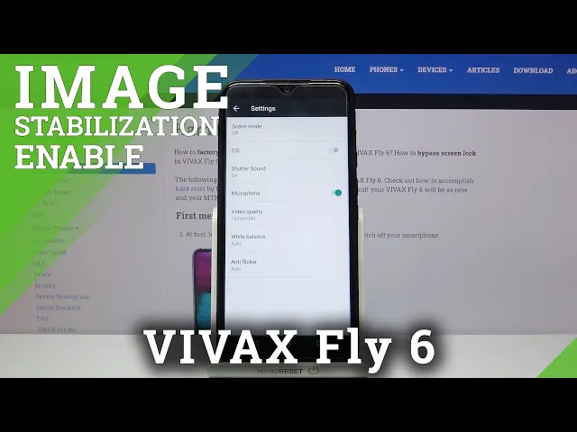 Video thumbnail for How to Activate Image Stabilization in Vivax Fly 6 – Take Straight Pictures