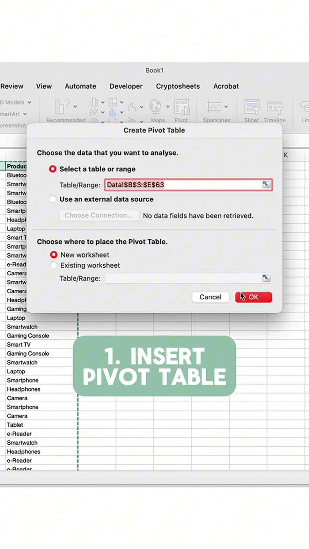 'Video thumbnail for Add a timeline to your #Excel table to show only period of time you are interested in'