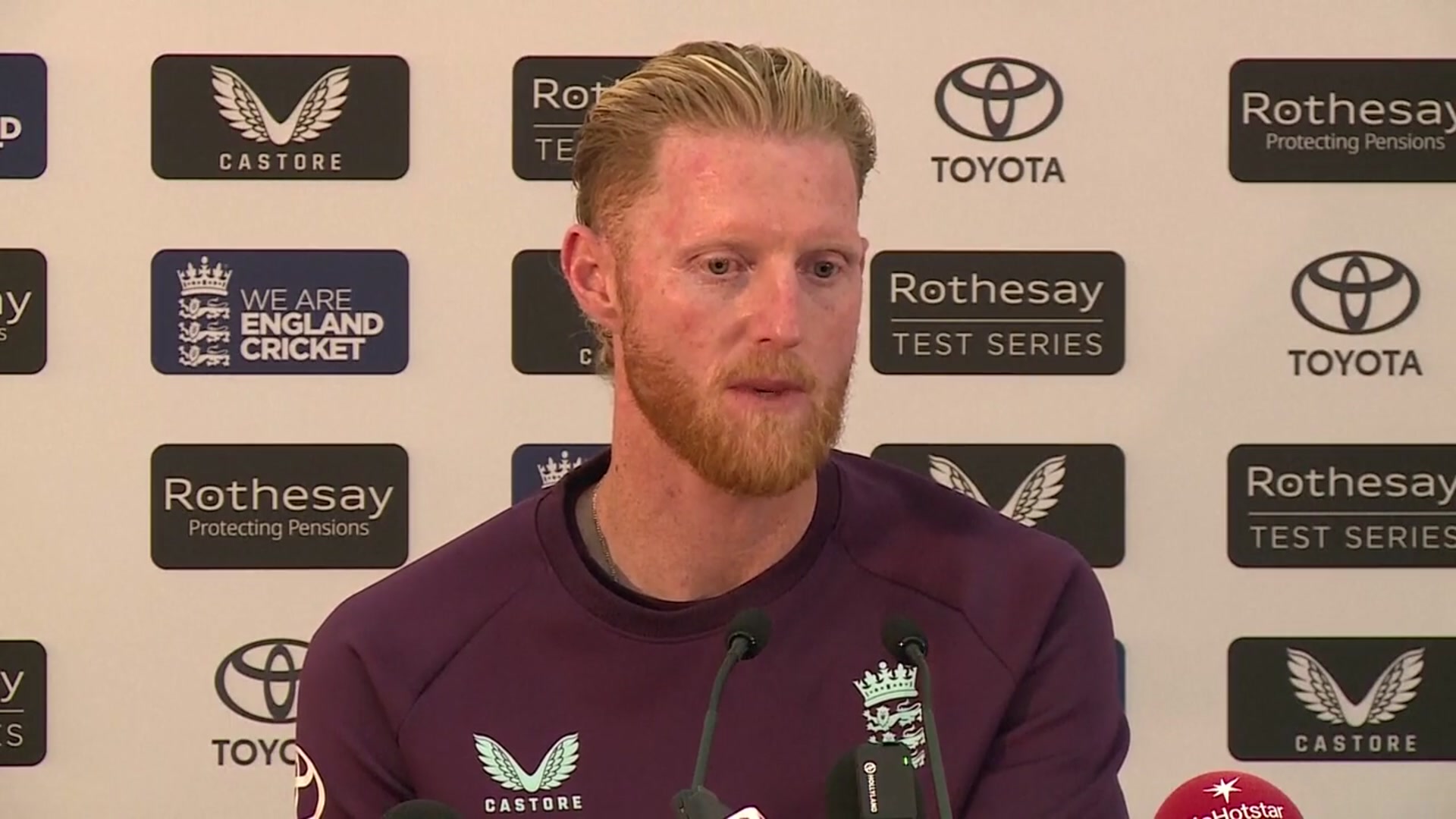 'Video thumbnail for Stokes hopes India series ends talk of Test cricket dying'