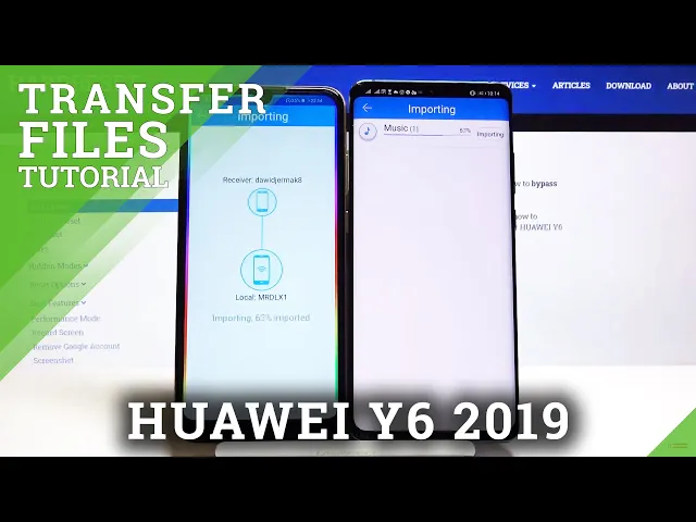 Video thumbnail for How to Transfer Files from Huawei Y6 2019 to Android - CLONEit Tutorial