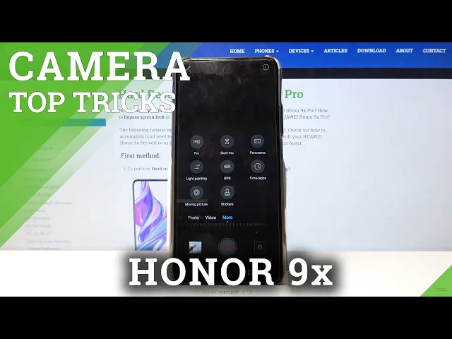 Video thumbnail for HUAWEI Honor 9x Pro Camera Top Tricks