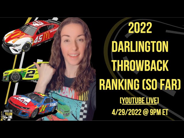 Video thumbnail for 2022 Darlington Throwback Ranking (SO FAR)