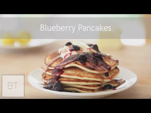 Video thumbnail for Blueberry Pancakes | Byron Talbott