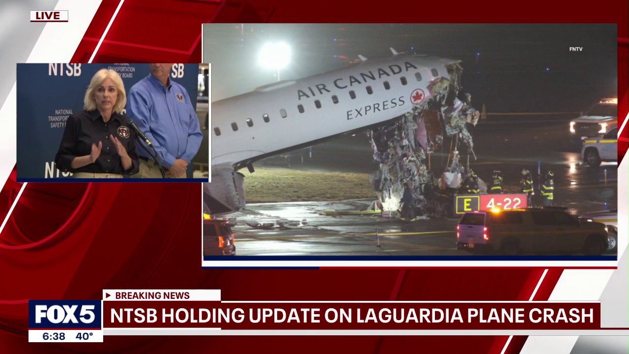 Video thumbnail for NTSB on deadly LaGuardia plane crash: 'There is a lot of debris'