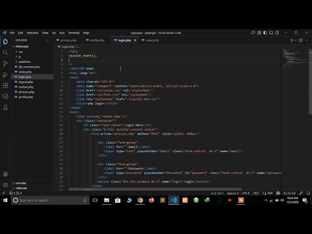 Video thumbnail for #7 PHP Login System For Beginners Adding authenfication and protecting the route