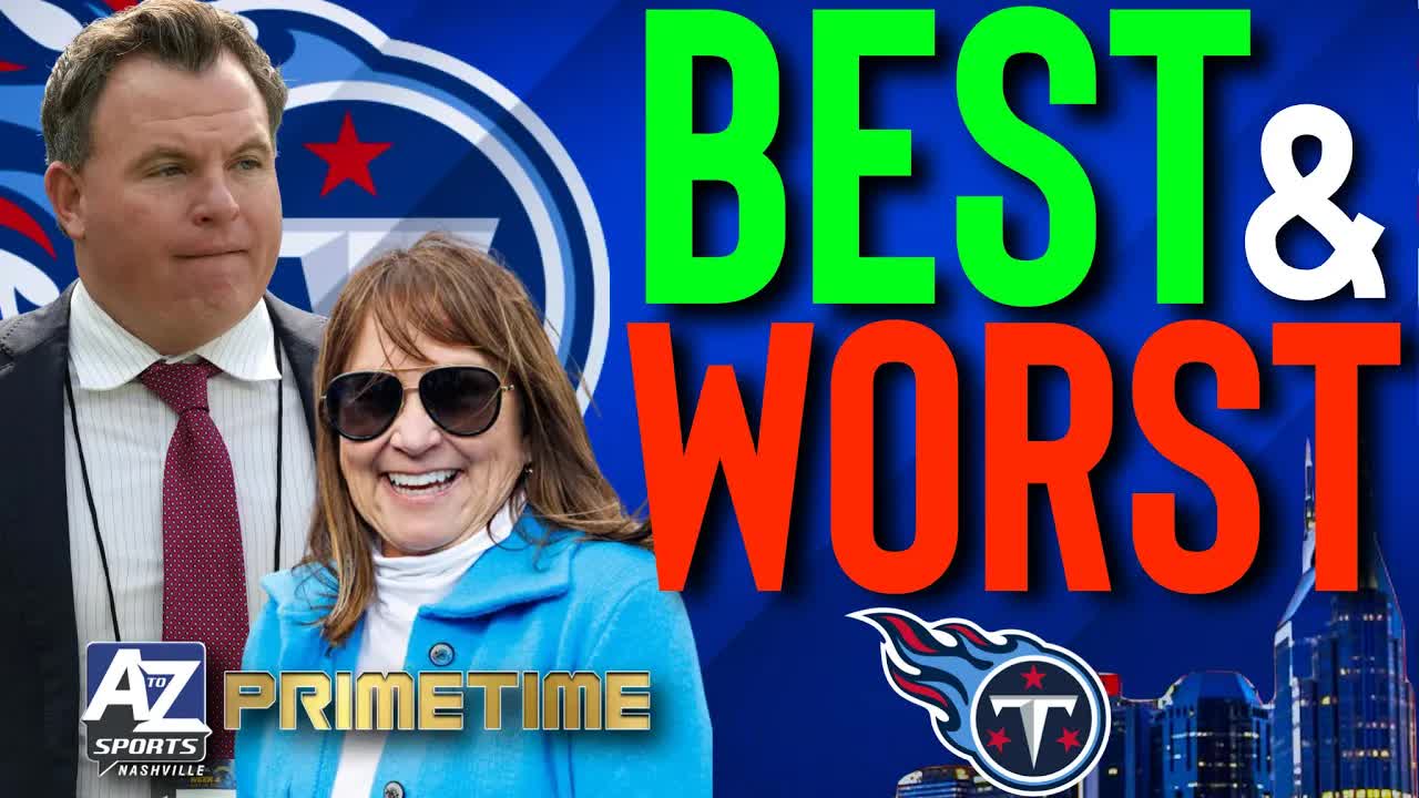 Video thumbnail for A to Z Sports Nashville: titans hc search: pros and cons, potential candidates (borgonzi, hafley, callahan)