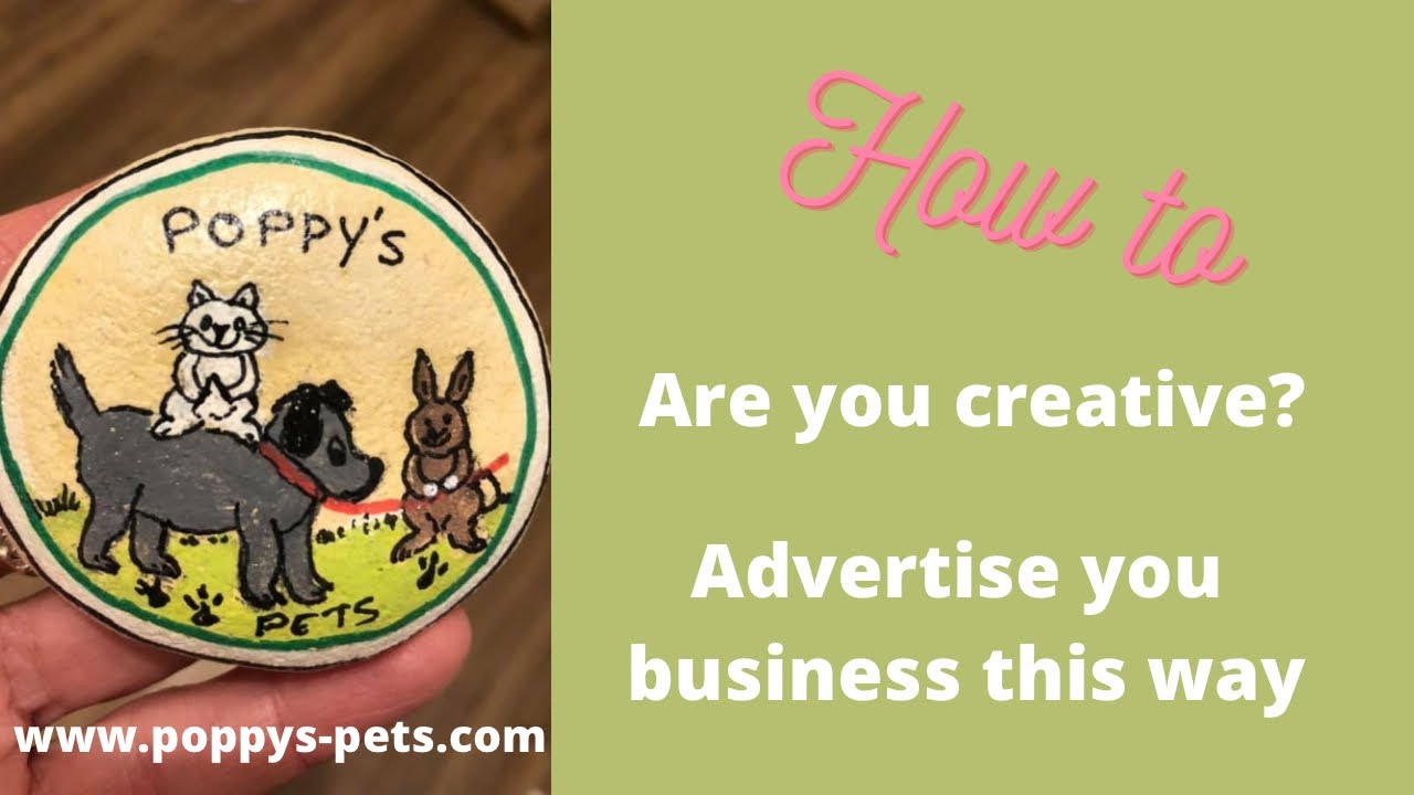 'Video thumbnail for Paint Rocks to Advertise a Lost Pet, Charity, Business with Leftover Household Paint'