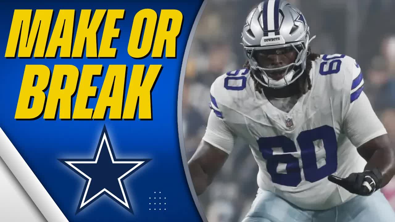 Video thumbnail for a to z sports dallas: cowboys' tyler guyton gets help from legend tyron smith
