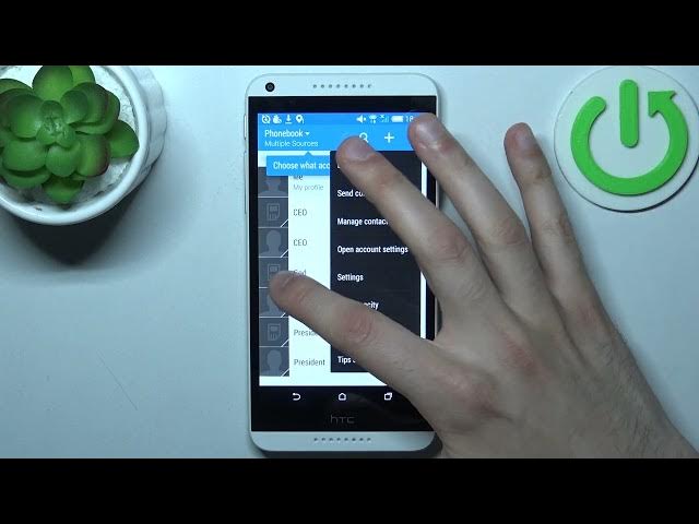 Video thumbnail for How to Copy Contacts on HTC Desire 816 - Import Contacts