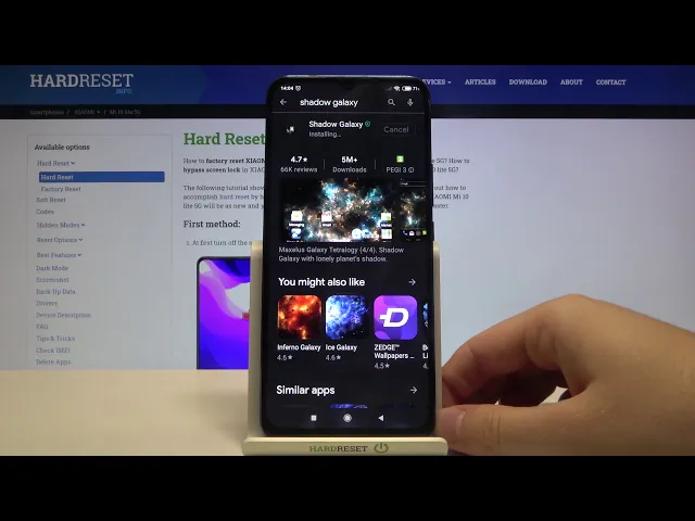 Video thumbnail for How to Install Shadow Galaxy Animated Wallpaper on XIAOMI Mi 10 Lite?