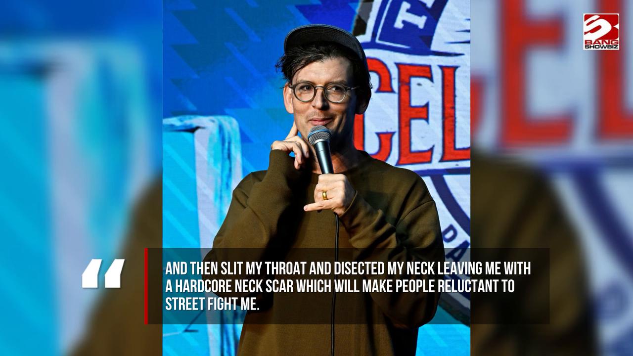 Video thumbnail for Moshe Kasher reveals tonsil cancer diagnosis