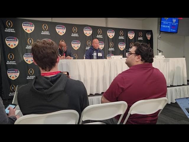 Video thumbnail for Postgame 2025 Orange Bowl Penn State press conference