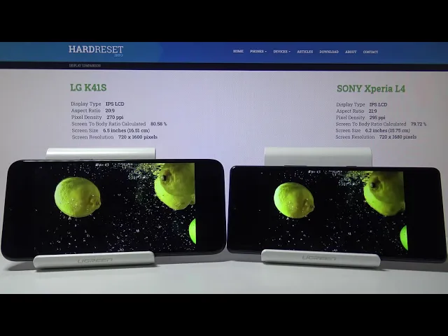 Video thumbnail for Display Comparison SONY Xperia L4 vs LG K41s | Which screen is better?