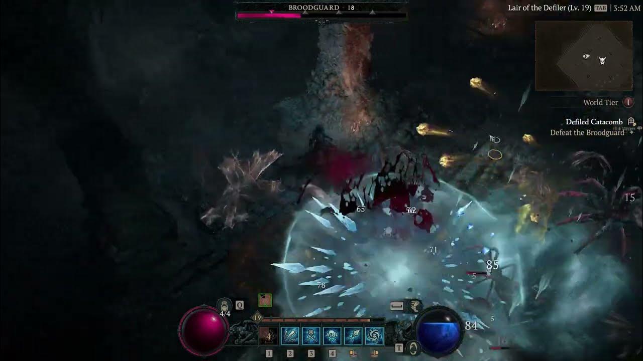 'Video thumbnail for Diablo 4 Broodguard Spider Boss Fight - Easy Cold Sorcerer Build'