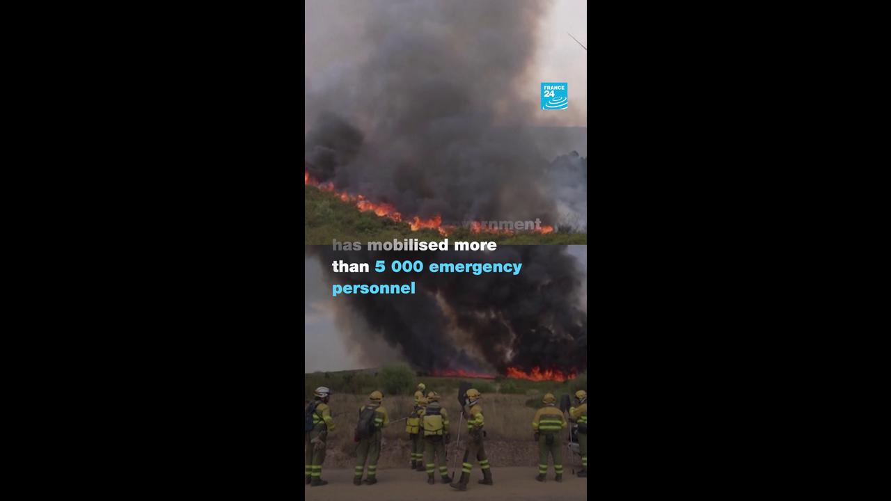 'Video thumbnail for Spain: Deadly wildfires kill at least three people'
