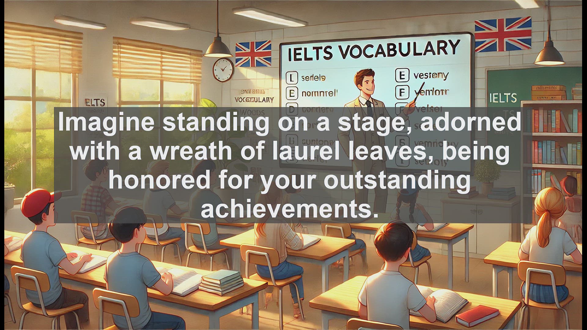 'Video thumbnail for 5000 Must Know IELTS 8.0 Vocabulary - Mastering 'Laureate': Boost Your IELTS Score'