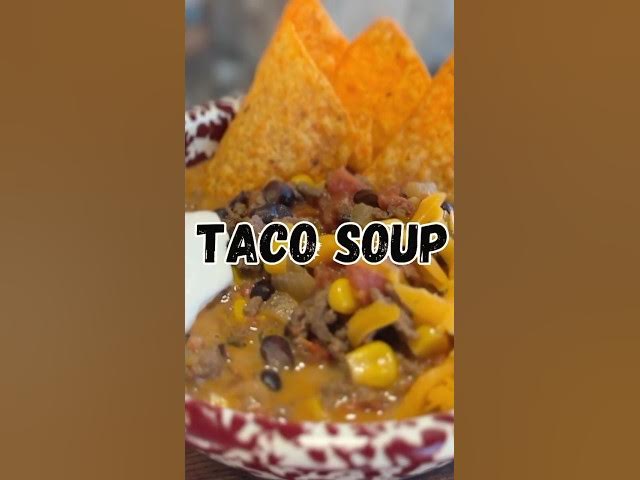 Video thumbnail for Make this Taco Soup for the Perfect Winter Recipe!
