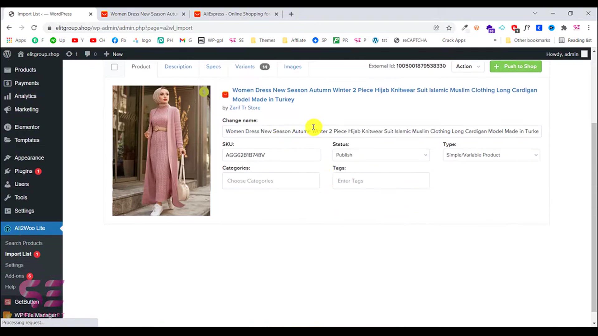 'Video thumbnail for How to import Products from Aliexpress to WooCommerce - WordPress Dropshipping 2022'