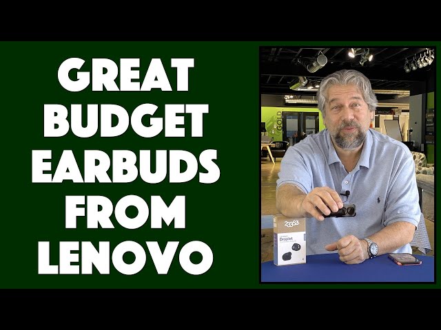 Video thumbnail for Lenovo Droplet TWS Earbuds - model SE-631TWC - REVIEW