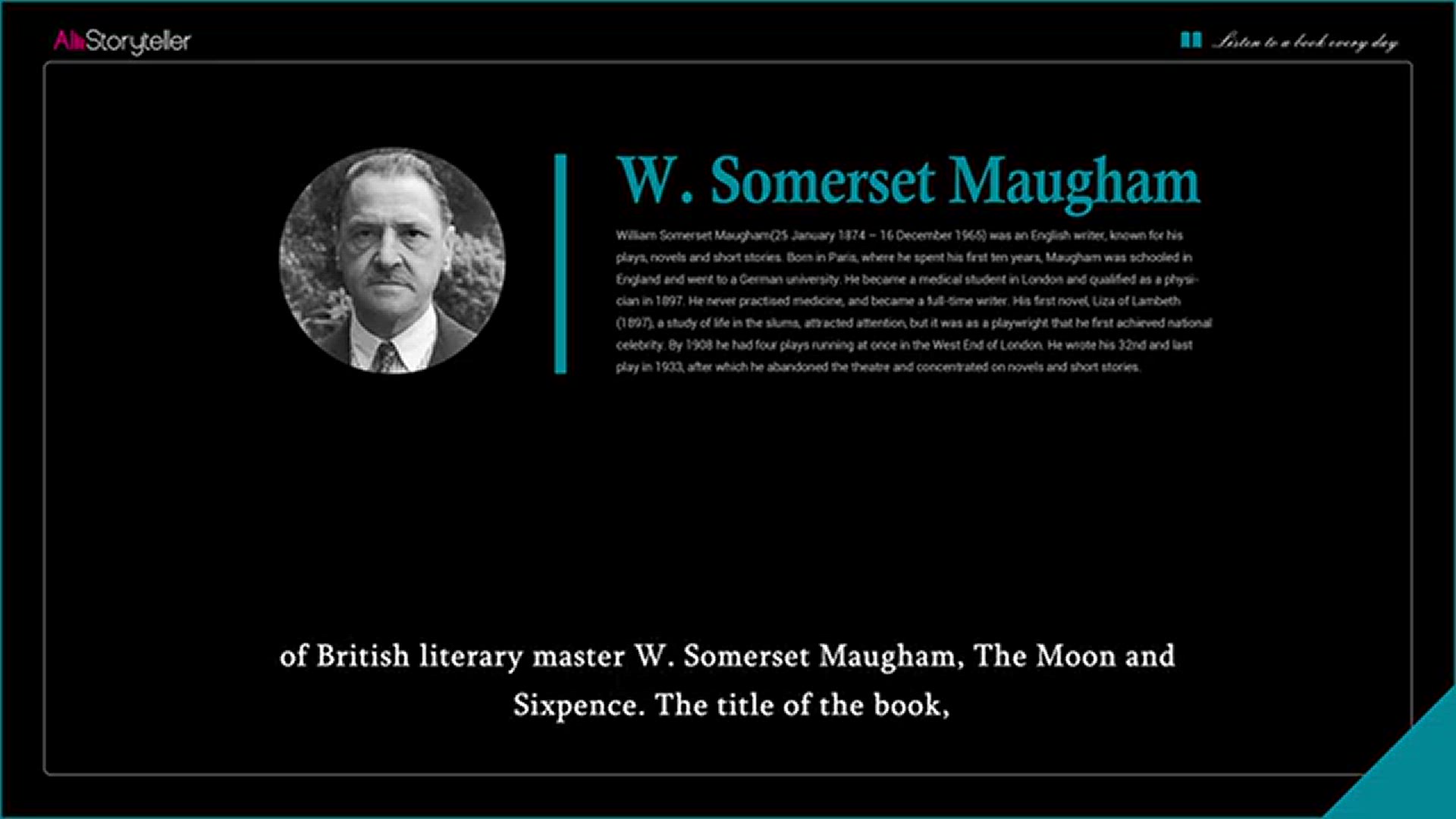 Video thumbnail for The Moon and Sixpence _ Analysis _ W. Somerset Maugham