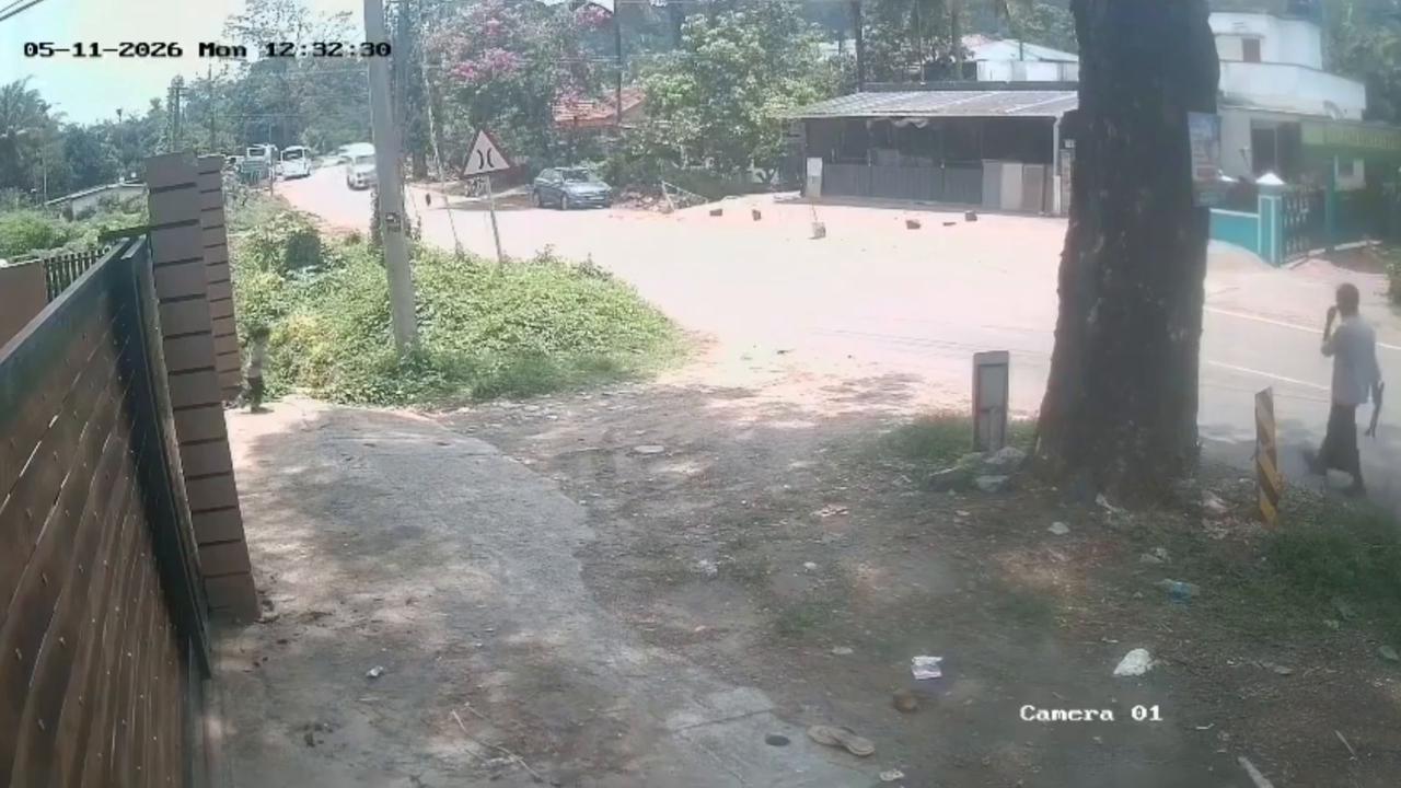 Video thumbnail for India: Child runs into moving traffic, driver’s lightning reflexes turn frightening scene into miracle escape.