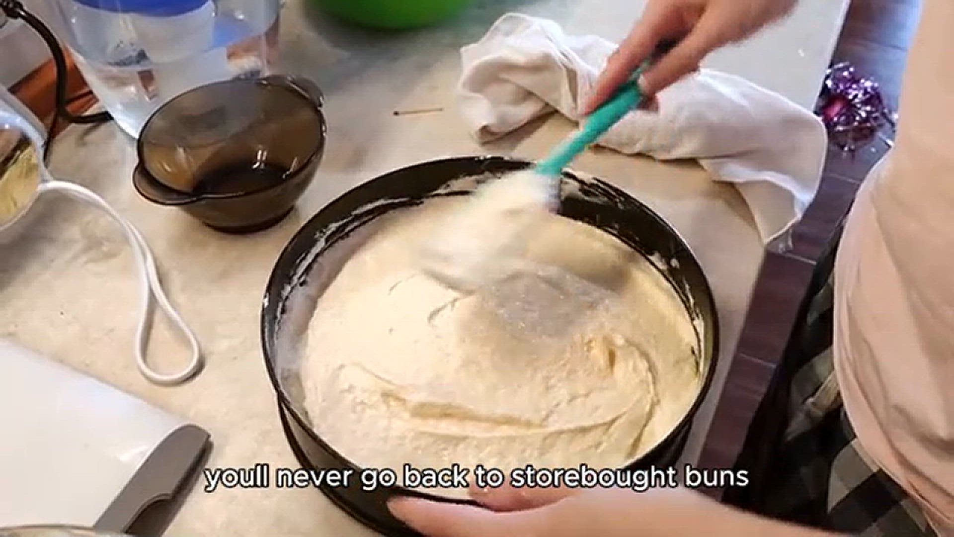 'Video thumbnail for Burger bun recipe'