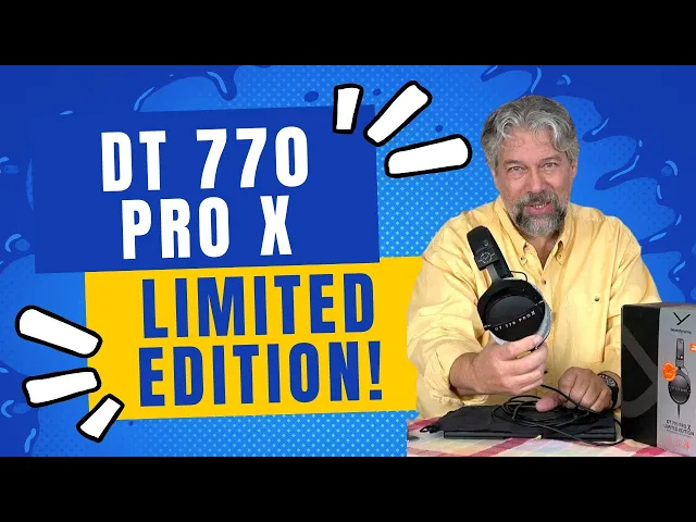 Video thumbnail for Beyerdynamic DT 770 Pro X Limited Edition Headphones -- REVIEW
