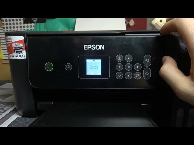 Video thumbnail for How to check Epson L3160 IP adres  (Epson L6270, L14150, L5290, L5190, L3260) - Access to web server