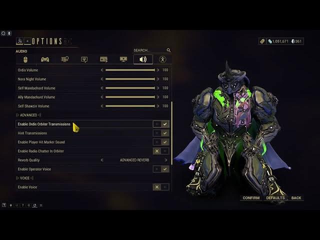 Video thumbnail for How To Enable & Disable ORDIS Voice Lines On Warframe