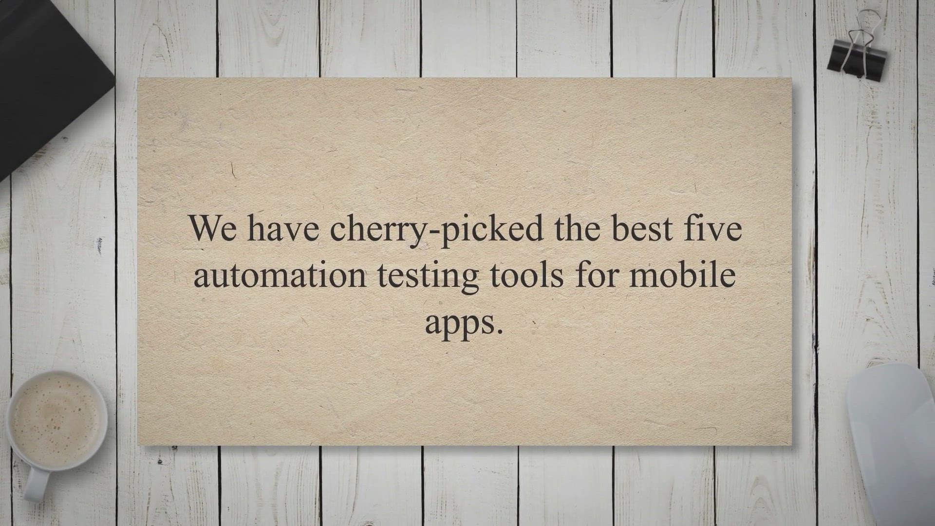 'Video thumbnail for Top Mobile Test Automation Tools: Features, Pros & Cons for Efficient Testing'