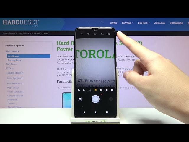 Video thumbnail for How to Manage Camera Watermark on Motorola Moto E7i Power - Turn On/Off Watermark