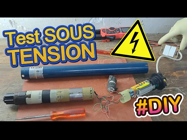 Video thumbnail for Test d'un moteur de volet roulant Somfy après démontage ⚡ Réparation ou remplacement ? LT50 Jet10/17