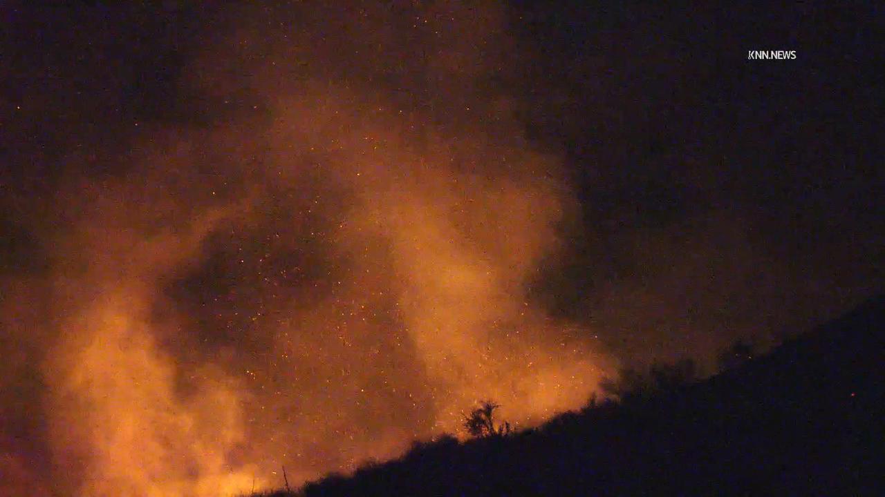 Video thumbnail for US, Los Angeles: Malibu Bryson Wildfire Crews Focus on Hot Spots Amid Erratic Santa Ana Winds Part 2.