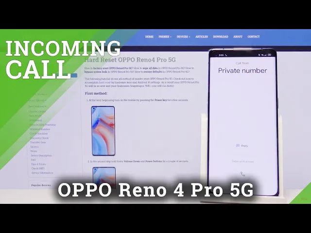 Video thumbnail for Oppo Reno 4 Pro 5G - Incoming Call Animation & Options