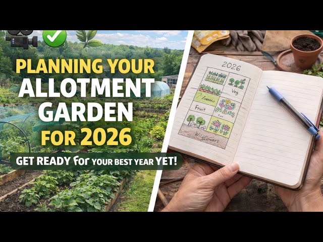 Video thumbnail for 🎥 ✅ 🌿 Planning Your Allotment Garden for 2026 📔 | Get Ready for Your Best Year Yet!