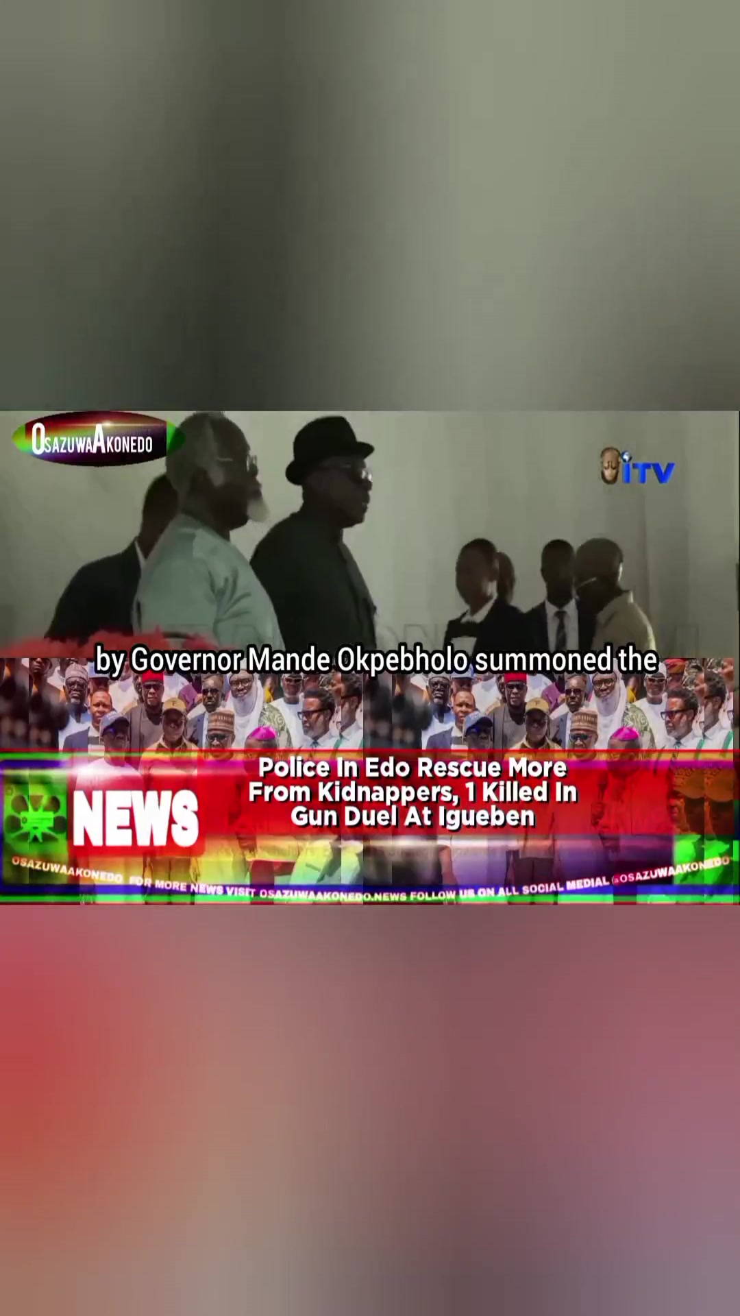 Video thumbnail for Police In Edo Rescue More From Kidnappers, 1 Killed In Gun Duel At Igueben