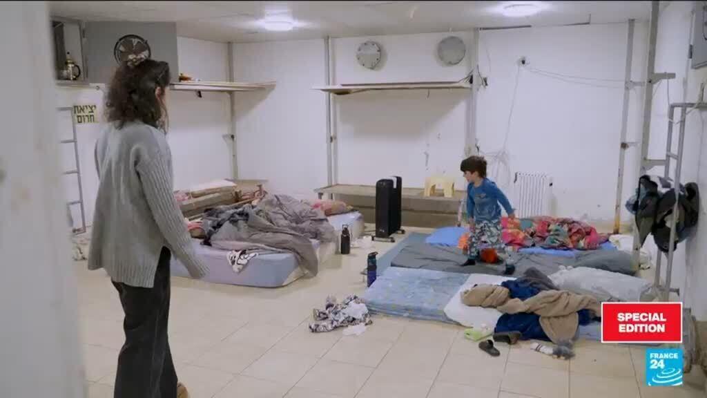 Video thumbnail for Israelis vow to stay put as war rages across border