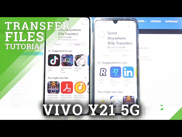 Video thumbnail for How to Transfer Files from Motorola device to VIVO V21 5G - Use Send Anywhere